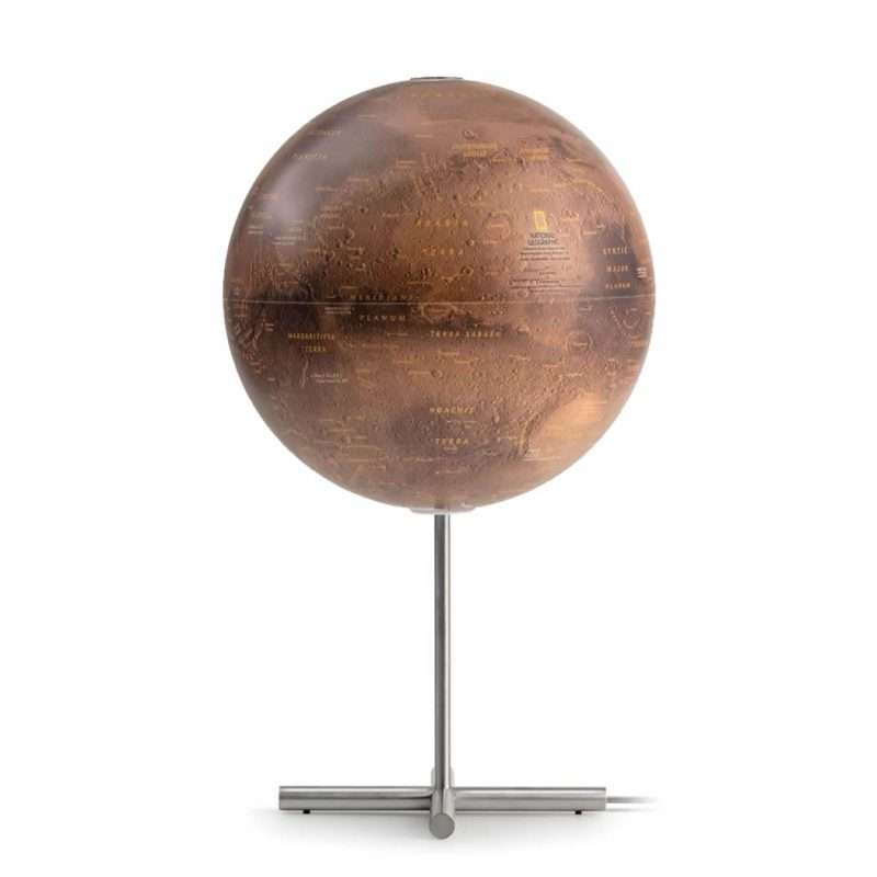 Lampada mappamondo MARTE - Posh Edition di National Geographic