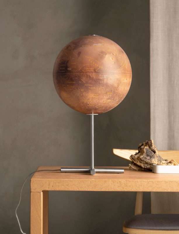 Lampada mappamondo MARTE - Posh Edition di National Geographic