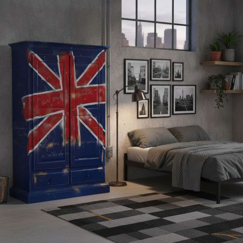 Armadio Union Jack di Castagnetti 1928.