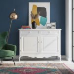 Credenza Chloe finitura bianco shabby di Castagnetti 1928.