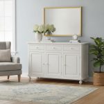 Credenza Giselle finitura bianco consumato di Castagnetti 1928.