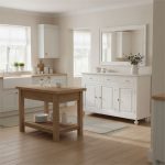 Credenza Giselle finitura bianco consumato di Castagnetti 1928.