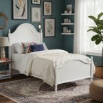 Letto singolo Nadine finitura bianco consumato di Castagnetti 1928.