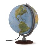 Lampada mappamondo TATTILE RILIEVO