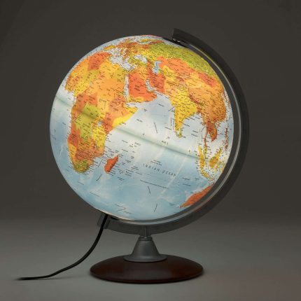 Lampada mappamondo TATTILE RILIEVO