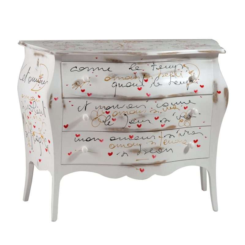Comò RENOIR BIANCO ROMANCE (120 cm)
