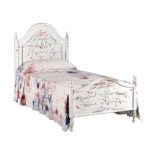 Letto singolo PRIMETEMPS versione BIANCO ROMANCE