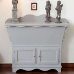 Madia in legno CAROLINE grigio consumato