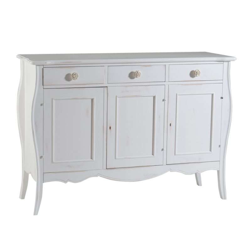 Credenza CHANTAL BIANCO SHABBY