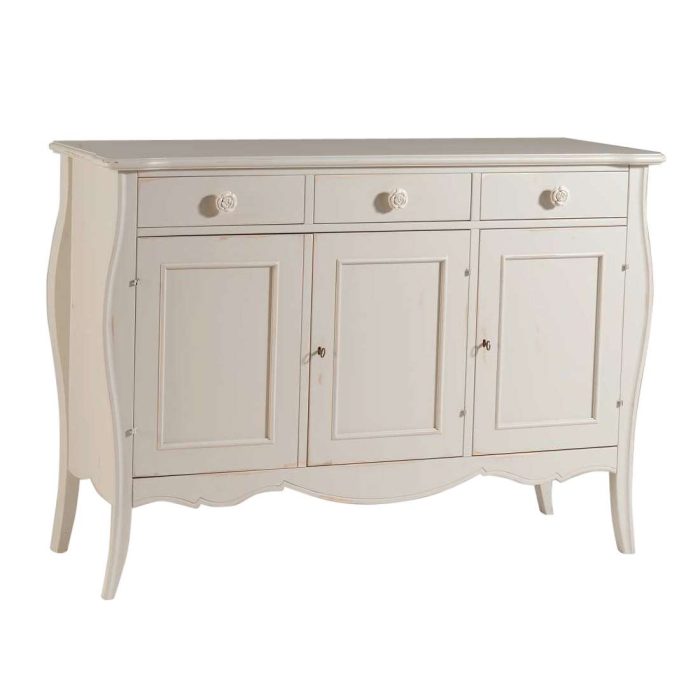 Credenza CHANTAL CENERE SHABBY