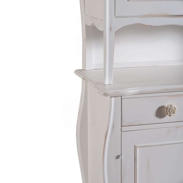 Vetrina CHANTAL BIANCO SHABBY