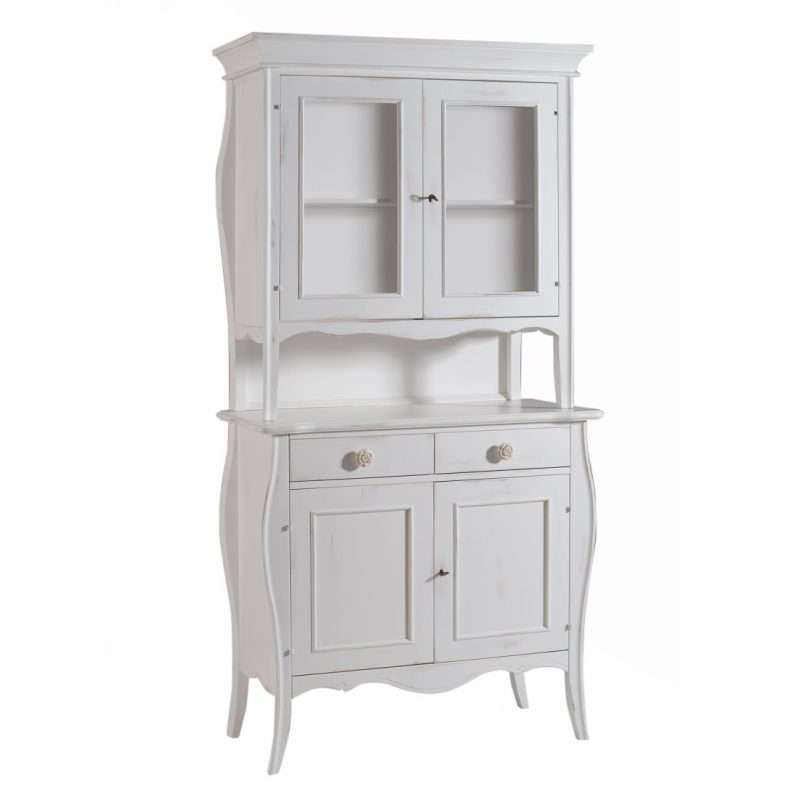 Vetrina CHANTAL BIANCO SHABBY