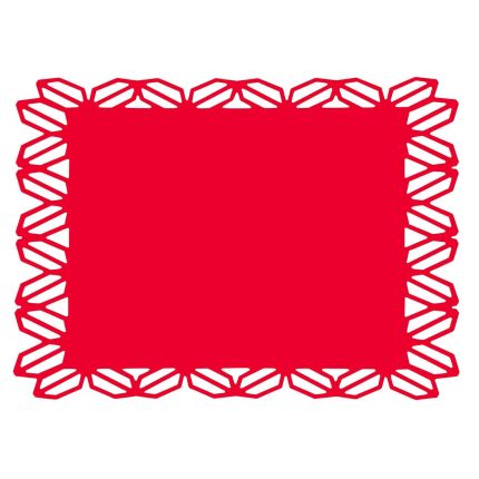 Tovaglietta DECO rosso di Bitossi Home.
