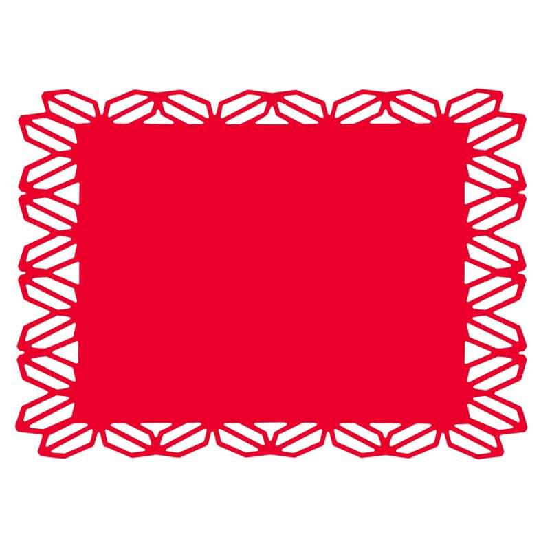 Tovaglietta DECO rosso di Bitossi Home.