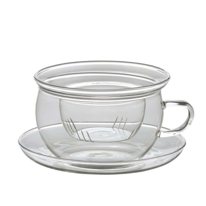 Tazza con coperchio e filtro