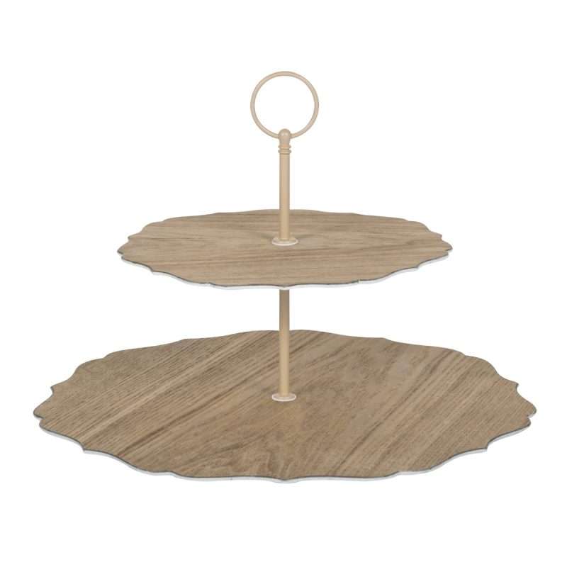 Alzata NEW ROMANTIC LEGNO CHIARO