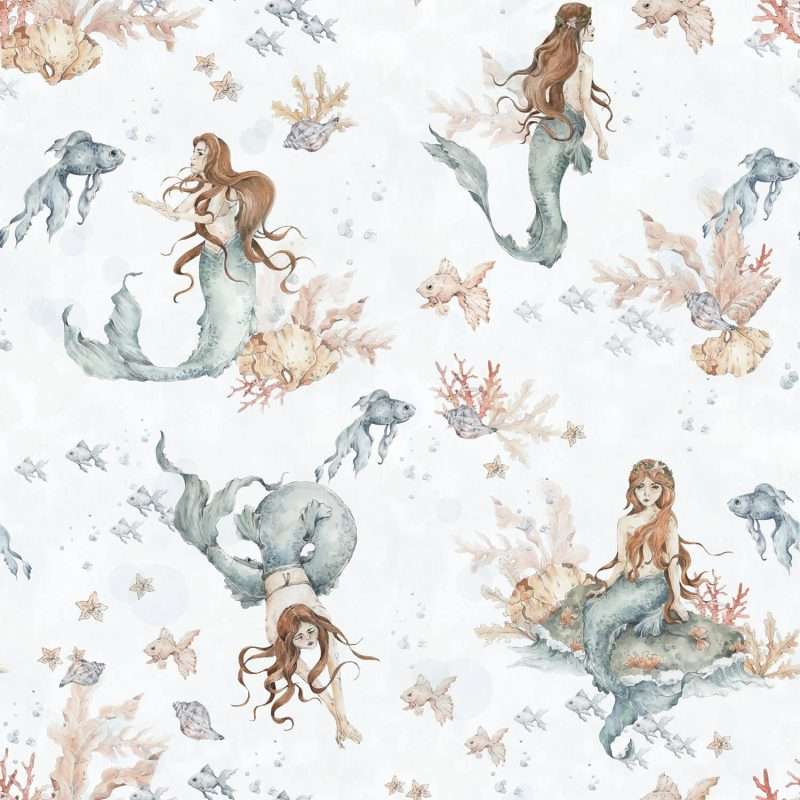 Carta da parati SIRENE BIANCO