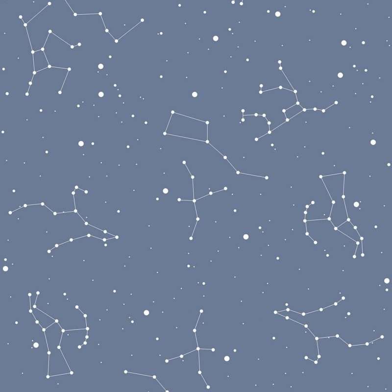 Carta da parati COSTELLAZIONI BLU