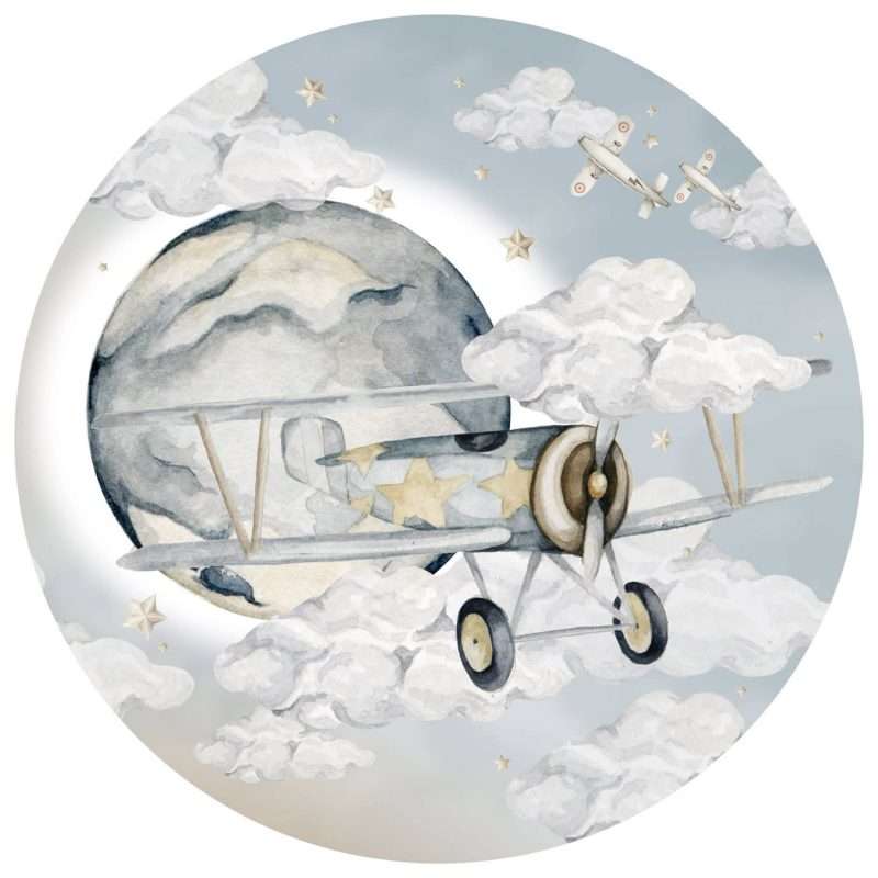 Adesivo murale circolare AEREO
