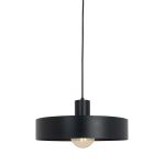Lampada a sospensione FAY 1 L NERO