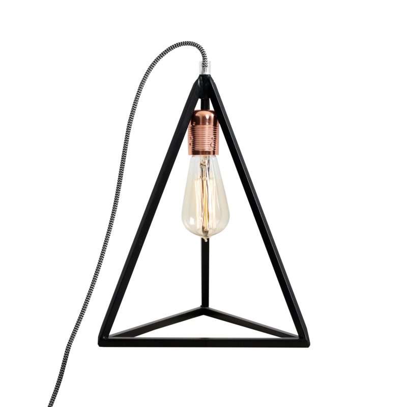 Lampada da tavolo TRIMETRIC NERO