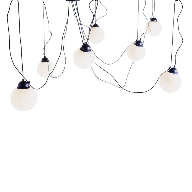 Lampada a sospensione POPO GLASS M 7