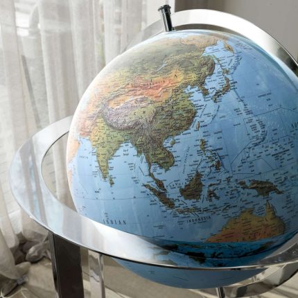 Lampada mappamondo STEEL