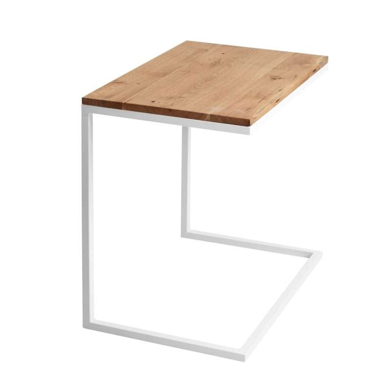 Tavolino LUPE 60 HDF BIANCO