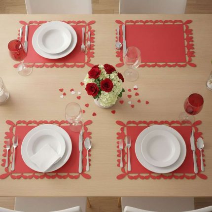 Tovaglietta Liberty rosso di Bitossi Home.