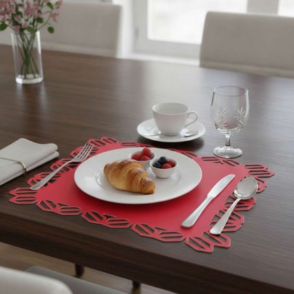 Tovaglietta Deco rosso di Bitossi Home.