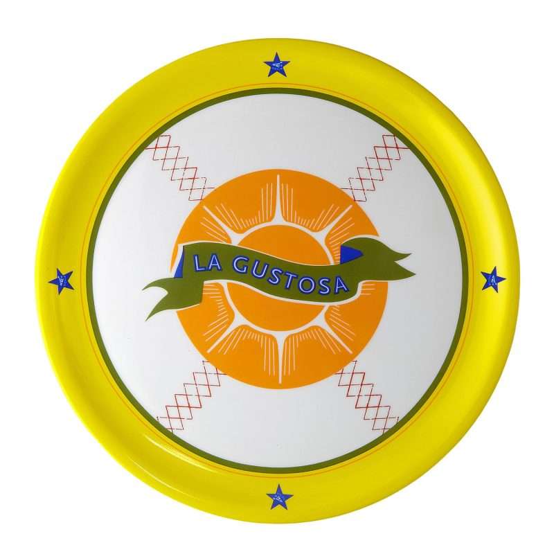 Piatto pizza La Gustosa della collezione Bel Paese di Bitossi Home.