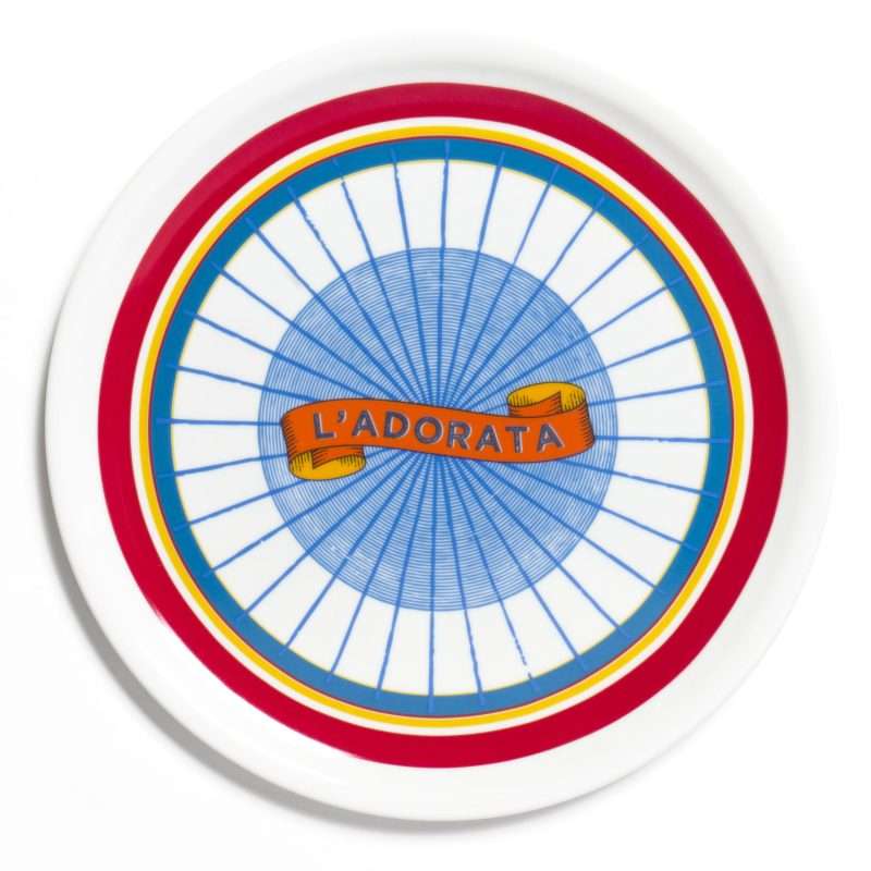Piatto pizza L'Adorata della collezione Bel Paese di Bitossi Home.