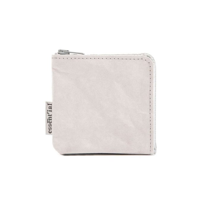 Portafoglio Money Zip Small grigio di Essent'ial.