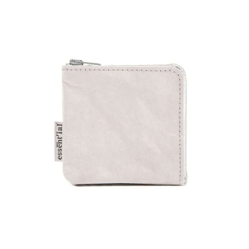 Portafoglio Money Zip Small grigio di Essent'ial.