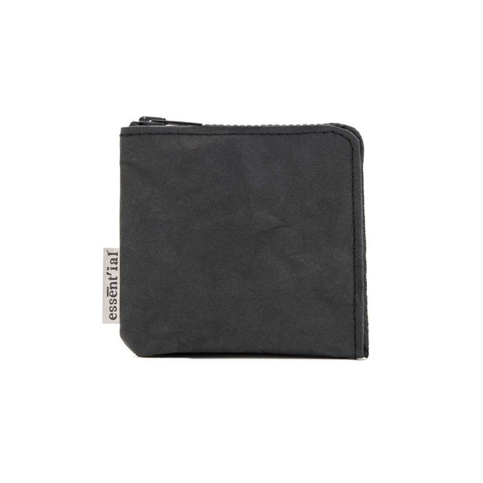 Portafoglio Money Zip Small nero di Essent'ial.