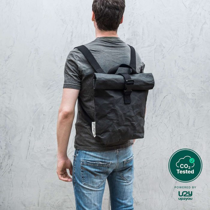 Zaino Medium Messenger nero di Essent'ial.