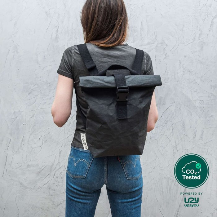 Zaino Medium Messenger nero di Essent'ial.