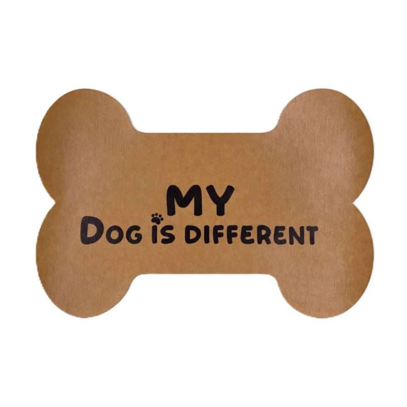 Tovaglietta My dog is different avana di Essent'ial.