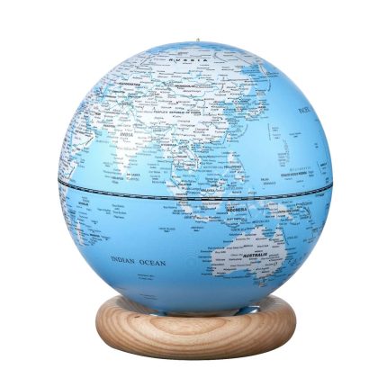 Lampada Atlas Globe Sky Blue Large di Gingko.