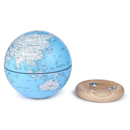 Lampada Atlas Globe Sky Blue Large di Gingko.