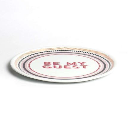 Piatto pizza Be My Guest della collezione Guest di Bitossi Home.
