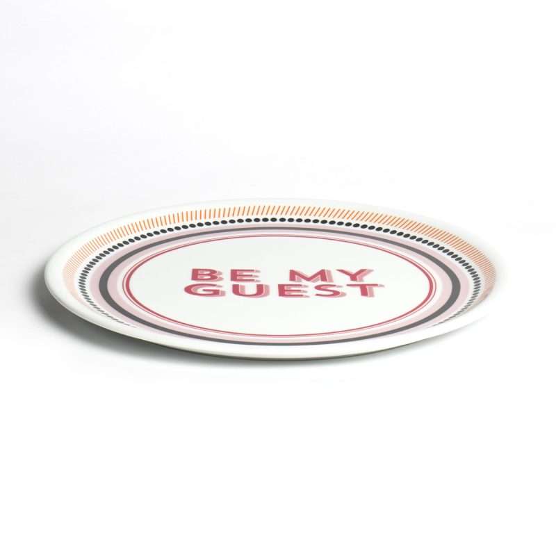 Piatto pizza Be My Guest della collezione Guest di Bitossi Home.