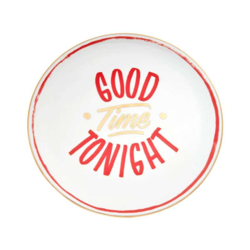 Piatto pizza Good Time della collezione The Club di Bitossi Home.