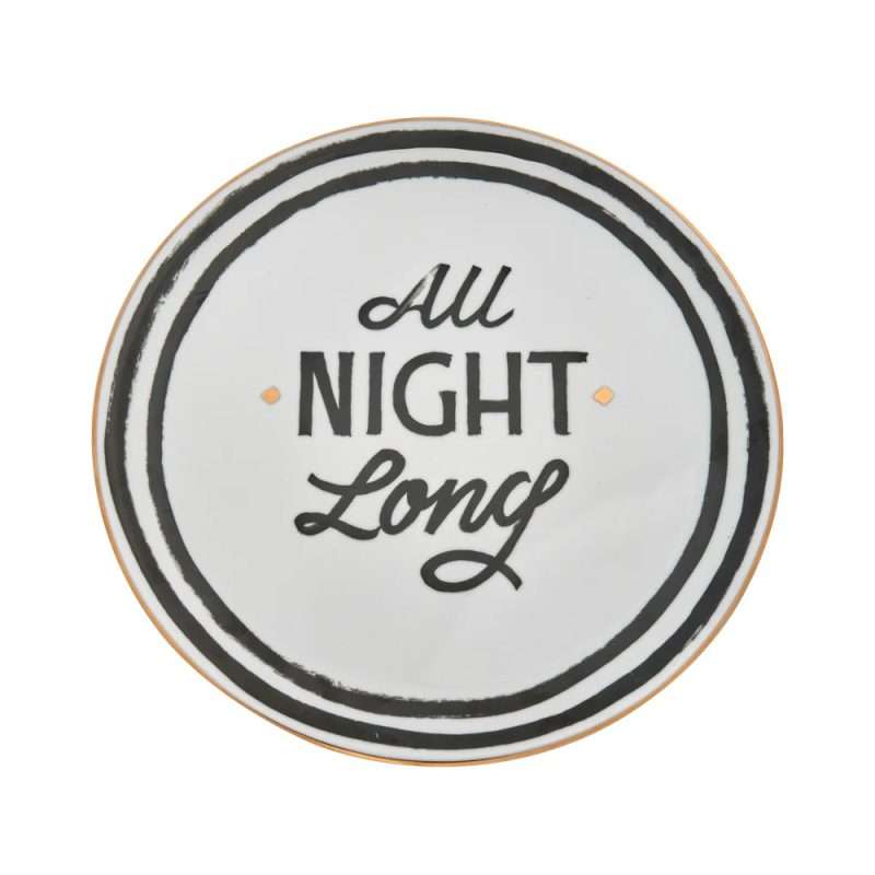 Piatto pizza All Night della collezione The Club di Bitossi Home.