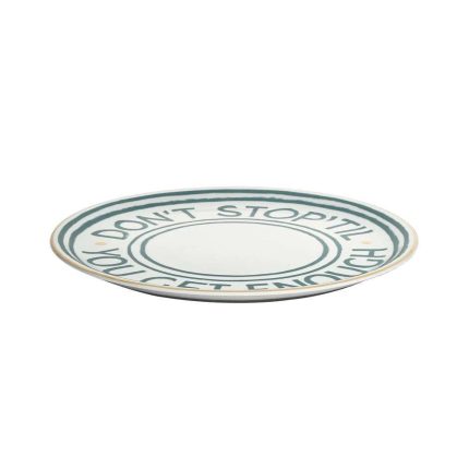 Piatto pizza Don't Stop della collezione The Club di Bitossi Home.