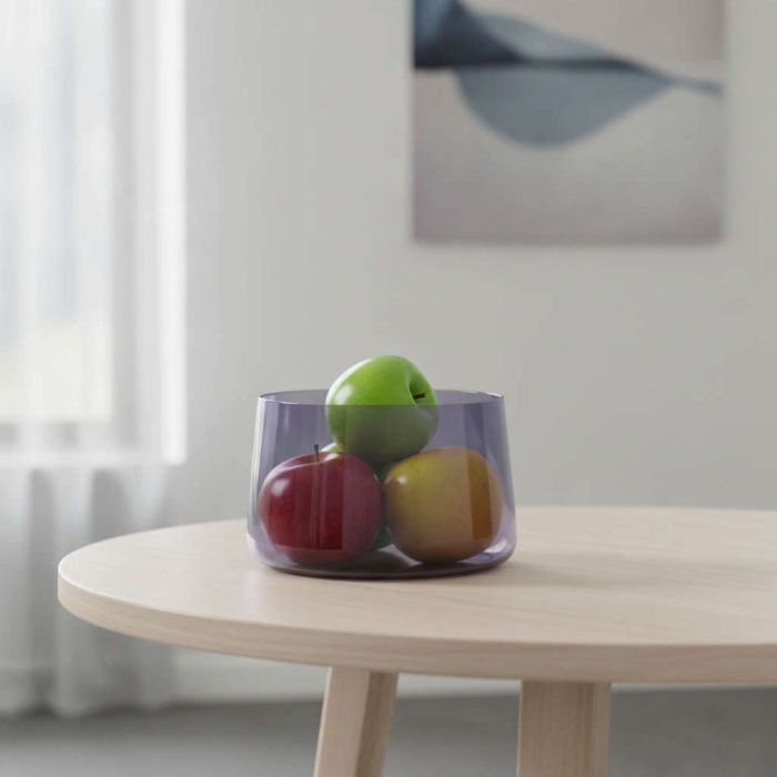 Bolo centrotavola Desiguale viola di Bitossi Home.