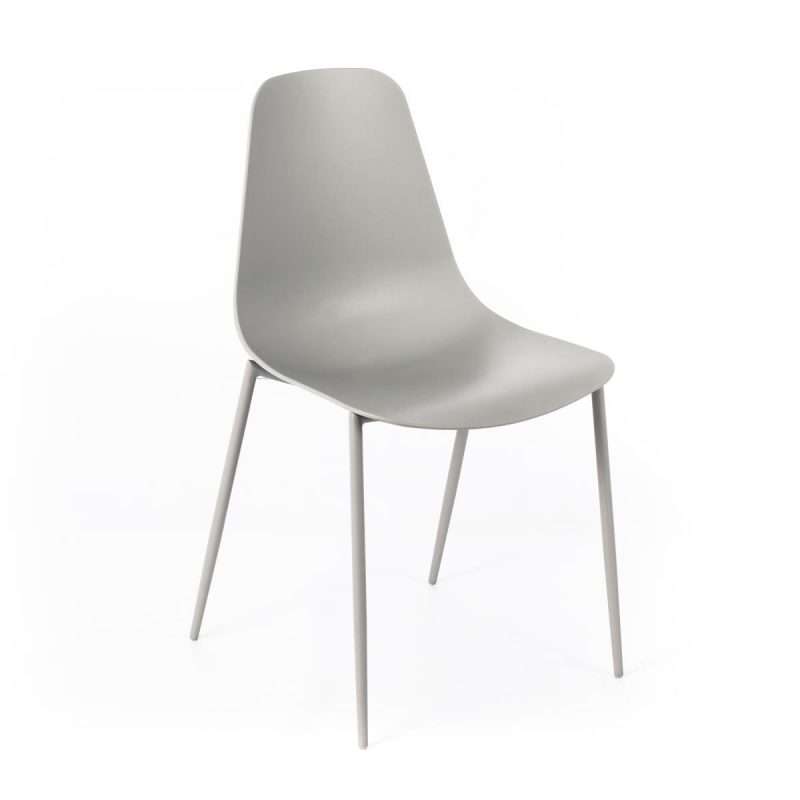 Sedia Frida grigio chiaro di Stones