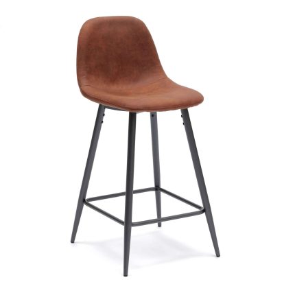 Sgabello Brigitte marrone vintage di Stones.