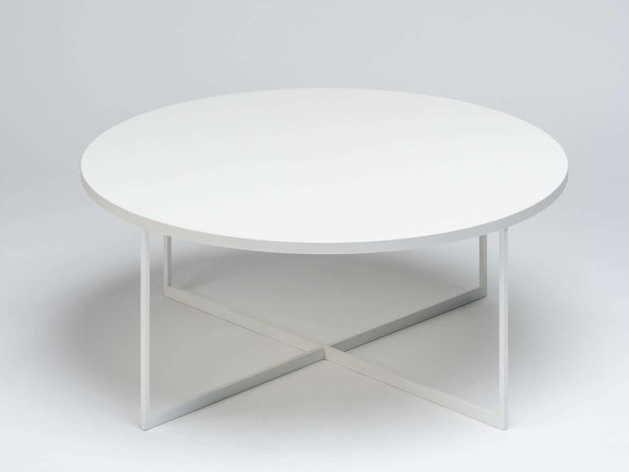 Tavolino Niko 80 bianco di Customform.