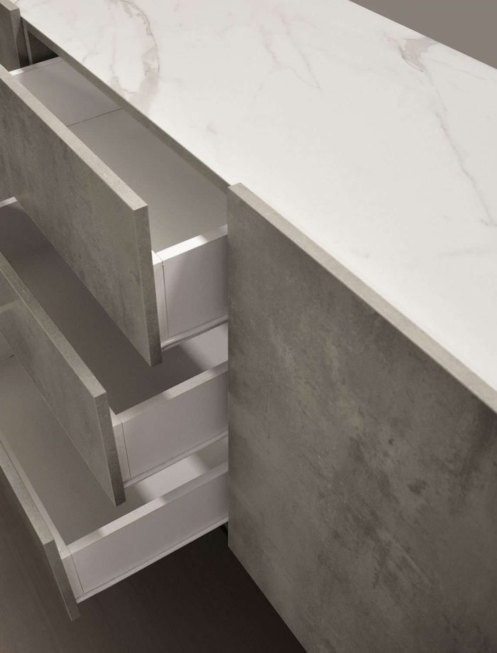 Credenza Cement di Castagnetti 1928.